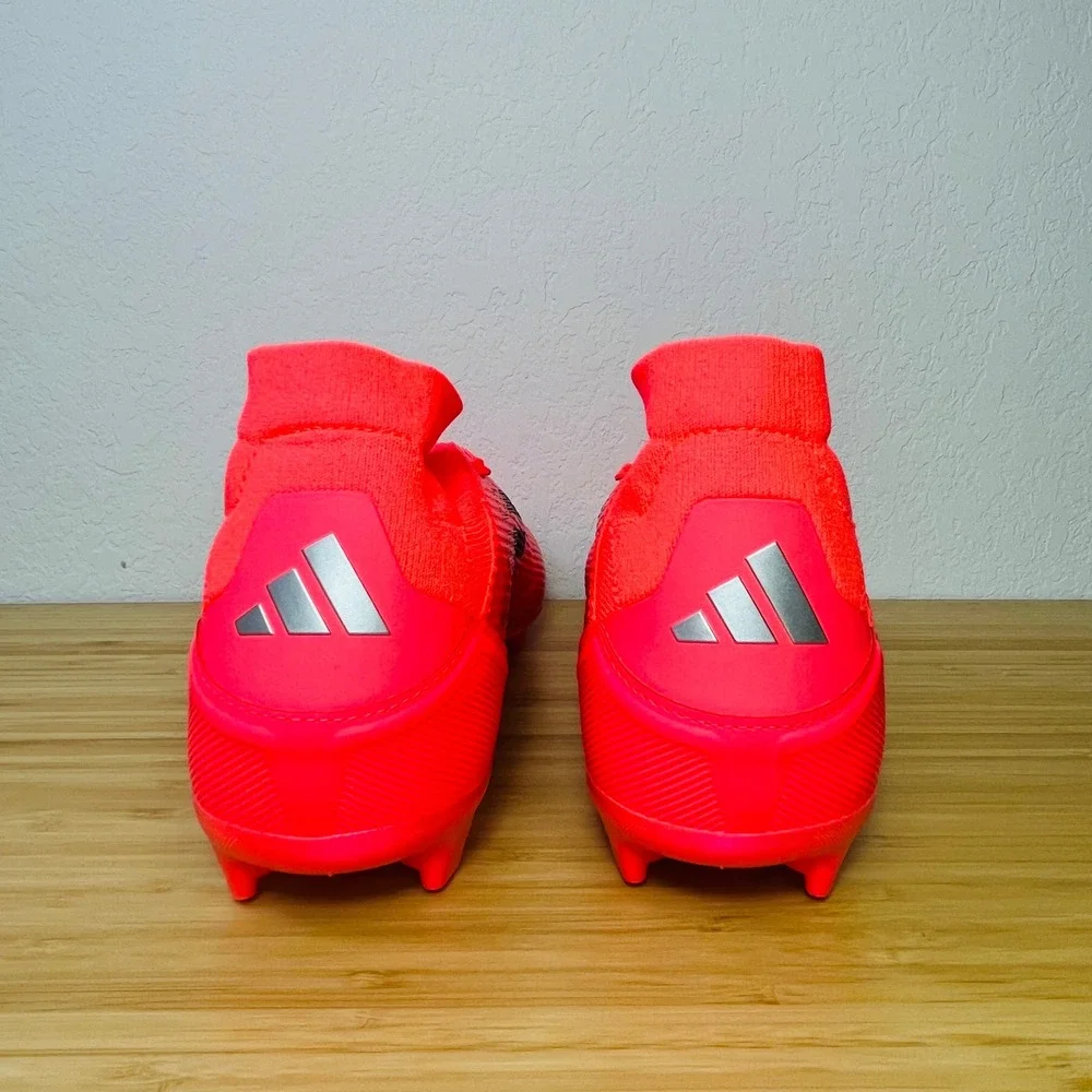 Adidas F50 League Mid FG Soccer Cleats Womens Bright Orange Black Size 9.5 - Picture 4 of 10